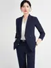 Traje gris traje femenino profesional departamento de ventas funcionario público ropa formal temperamento gerente de hotel delgado gama alta ropa de trabajo