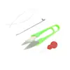Wenwan ganchillo plomo agujero fino enhebrador de cuentas hilo de acero plomo Wenwan herramienta para cordón de mano de cuentas crochet de cuentas budistas