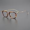 Gafas de sol retro de titanio puro para miopía con graduación ajustable para hombre Sun Honglei Li Chengyang