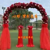 Novo Arco Europeu Cerimônia de Casamento Vitrine de Casamento Adereços Cerimônia de Abertura Suprimentos para Festivais Flor de Seda Arco de Flores