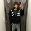 Sudadera con capucha y estampado de letras, prenda exterior unisex, estilo callejero europeo y americano moderno, silueta cleanfit, chaqueta de corte regular