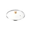 Tapa de Olla Tapa de Vidrio Templado Tapa de Acero Inoxidable para Wok Tapa Plana para Olla Tapa Universal para Sartén de Saltear Accesorios para Tapa de Olla