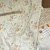 Tecido de Algodão Brocado Estampa Digital Gatinho Vestido Cheongsam Acessórios de Cabelo Hanfu Tecido DIY Feito à Mão