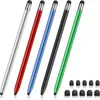 Lápiz Táctil Capacitivo Multifuncional, Stylus para Dibujo y Demostración de Edición, Doble Uso para Teléfonos Móviles, Tabletas y Dispositivos de Aprendizaje