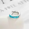 Hensen Cobre Incrustado Zircônia Geométrica Agulha Reta Piercing de Orelha Estilo Mini Exquisito Borda Fivela de Orelha 6/8mm Brincos de Menina