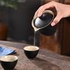 Juego de té de viaje portátil para regalos de negocios, tetera para exteriores, tres tazas, taza rápida, venta al por mayor de fabricantes de automóviles
