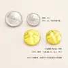 Botones Metálicos de Moda con Patas, Botones Redondos de Aleación de Zinc de Alta Gama Cosidos a Mano, Botones Decorativos para Trajes y Chaquetas Pequeños Estilo Chanel