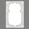Cartão Postal de Escultura em Papel Cortado a Laser Borda de Renda Decorativa Cartão de Aniversário Impressão Cartão de Casamento
