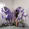 Adereços de Foto da Moda Arte em Ferro Borboleta Grande Decoração 3D Display Arte em Papel Arranjo de Corredor de Floricultura Enfeites