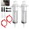 Bomba de Combustible para Motocicleta y Scooter Eléctrico, Extractor de Aceite, Válvula de Purga de Aire, Herramienta de Drenaje y Succión de Aceite para Pinza de Freno