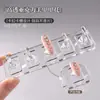Acrílico Olho de Gato Nail Art Dedo de Prática Suporte Base Alta Transparência Não Magnético Olho de Gato Unhas Portáteis Placa Ferramenta de Exibição Conjunto