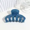 Novo prendedor de garra simples de cor sólida transfronteiriço para estilizar o cabelo na nuca, acessório de cabelo cor de gelatina para mulheres