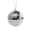 Espejo de Vidrio Láser Espuma Barra Espejo Bola Adornos Decorativos Navidad Disco Bola de Navidad Decoraciones Colgantes para Árbol de Navidad