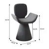 Taburete de Maquillaje Moderno y Sencillo Taburete de Tocador para Dormitorio Silla de Maquillaje Giratoria Silla con Respaldo Estilo Crema Silla para Tocador