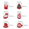 Contas Soltas Acrílicas de Natal Multiespecificação Árvore de Natal com Contas Boneco de Neve Papai Noel Acessórios para Joias DIY Feitos à Mão