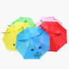 Guarda-chuva Infantil Equipamento de Chuva para Bebê Jardim de Infância Haste Reta Colorida 8 Varetas Guarda-chuva Infantil Orelhas de Gato Desenho Animado Fofo Guarda-chuva Infantil