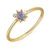 Estilo Europeo y Americano Color Oro 18K Zirconio Nuevo Anillo Transfronterizo Superventas Lindo Anillo de Niña Anillo Marino de Animal Pequeño