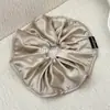 Goma para el pelo fruncida de estilo coreano con borde prensado Simple Elegante Versátil para Mujer con Flor de Pelo Brillante de Gama Alta Moda Goma para Coleta