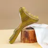 Peine de Belleza Masajeador de Madera de Sándalo Verde Peine Meridiano Cabezal de Peine Cepillo Meridiano Peine de Madera para el Hogar Peine de Cuerno
