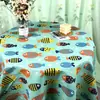Tela de encaje de lino de algodón arte textil fresco y simple tela de cubierta rectangular para mesa de centro mantel para mesa cuadrada mesa redonda jardín de infantes