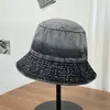 Sombrero de Pescador de Mezclilla Lavada Vintage Nostálgico de Alta Calidad para Primavera/Verano 2026, Versátil y Adelgazante, Sombrero para Sin Maquillaje, Sombrero de Pescador de Nicho