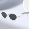 Gafas de Sol Redondas de Metal Hip-Hop Europeo y Americano 2025 Nuevas Gafas de Sol Retro Moda para Hombres y Mujeres