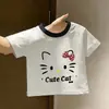 2026 Tops Cortos Estilosos de Dibujos Animados para Bebés Niños y Niñas, Nuevas Camisetas de Verano Transpirables, Camisetas Interiores de Algodón Puro, Modernos