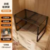 Estantes de armario expandibles, estantes de gabinete empotrados, multifuncionales, apilables, para organizar ropa y bolsos