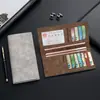 Cartera Larga para Hombre Ultra Delgada Juvenil Multitarjeta Casual Portatarjetas Moda Japonesa y Coreana Estudiante Cartera Personalizada Vintage