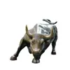Grandes Adornos de Ganado de Cobre Cobre Fundido Toro de Wall Street 1.76m 4.8m Fábrica de Producción de Ganado de Cobre Puro Conservación Constante Talla de Cobre