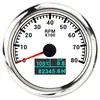 Instrumento de alta precisión de 85 mm para coche, tres en uno, con puntero digital multifuncional, manómetro de aceite, temperatura del agua y tacómetro
