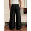 Tamanho europeu [roupas masculinas para vendas transfronteiriças] Calça jeans preta masculina sem elasticidade para o outono