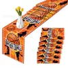 Zc068 Bandera de Mesa de Baloncesto Mantel Fiesta Tema Festivo Hogar Sala de Estar Mesa de Comedor Esterilla Deportiva de Baloncesto Decorativa Individual