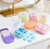 Pequeños Pétalos de Jabón en Escamas, Escamas de Jabón Desechables para Viaje, Papel de Jabón en Caja, Pastillas Portátiles para Lavado de Manos, Mini Jabón