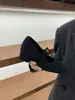 Zapatos de tacón grueso con plataforma interior de pelo gris para mujer, estilo coreano nuevo de invierno, estilo hada suave, Mary Jane, zapatos de algodón