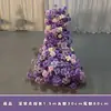 Copo de sucção em tira longa flor de cascata flor de mesa flor de banquete de casamento decoração de mesa de jantar arranjo de flores com sensação pendurada romântica arte floral de festa de aniversário