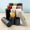 Cubo de Almacenamiento para Brochas de Maquillaje Cuero PU Verde Cielo Claro Cubo para Brochas Rosa Conveniente Cubo de Almacenamiento a Prueba de Polvo Soporte para Bolígrafos Bolsa para Brochas de Maquillaje