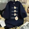 Seda de leche verano nuevo estilo con estampado de texto divertido, tendencia de verano nicho, top versátil de uso diario de corte holgado sin hombros