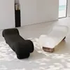 Estilo Wabi-Sabi Apartamento Pequeño Diseñador Creativo Banco al Pie de la Cama Sofá Minimalista Italiano Microfibra Banco para Cambiar Zapatos en la Entrada