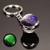 Direto do fabricante: Chaveiros de cristal zodiacais luminosos requintados - Gêmeos esfera de cristal redonda, Chaveiro de Leão