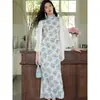 Atuendo Elegante e Intelectual Estilo Nuevo 2026, un Conjunto Completo de Impresionante Cheongsam Reductor de Edad para Principios de Verano, Clásico y Sofisticado