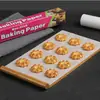 Papel para Barbacoa a Prueba de Grasa para Barbacoa sobre Papel, Papel de Silicona Antiadherente a Prueba de Grasa para Hornear Pasteles y Pan Cocinando, Papel Absorbente de Grasa