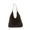Yuezhi 2026 principios de otoño nueva moda versátil casual simple bolso de hombro peludo bolso de mano bolso tote de gran capacidad