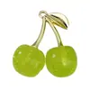 12 Peças/Pacote Acessórios DIY Liga de Esmalte Frutas Cereja 3D Pulseira Colar Pingente Brincos Acessórios de Orelha Enfeites Pendurados