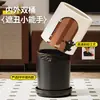 Lixeira para Casa Cozinha Sala de Estar Estilo Retrô Grande Capacidade Quarto com Tampa Alto Valor Estético Cesta de Papel Fofa
