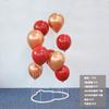 Mesa de Globos para Comercio Exterior Soporte Flotante Flotante con Forma Especial Varilla Recta Costura Estante de Exhibición para Bodas Globo Siete en Uno Transparente
