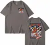 Nova Camiseta de Manga Curta Estampada de Cor Pura para o Verão 2025 Camiseta Básica Masculina Meia-Manga Roupas de Casal Europeias e Americanas Mais Vendidas