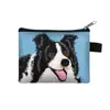 Bolsa de Chaveiro, Porta-Cartão, Sacola de Presente Criativa, Porta-Moedas de Grande Capacidade, Portátil, Temática de Cachorro Pet Fofo Transfronteiriça