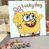 Pintura acrílica dibujos animados infantiles hecho a mano diy pintura al óleo digital pintura al óleo al por mayor verano graffiti decoración para colorear pintura para colgar