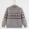 Fábrica Zhixiao Suéter de Caxemira Infantil Outono e Inverno Gola Redonda Tricô Coreano Pulôver de Bebê Camisa Base Suéter de Estudante